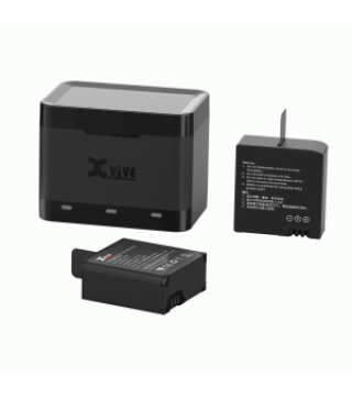 XVIVE U5C Battery Charger And Battery Kit With 2x Batteries 